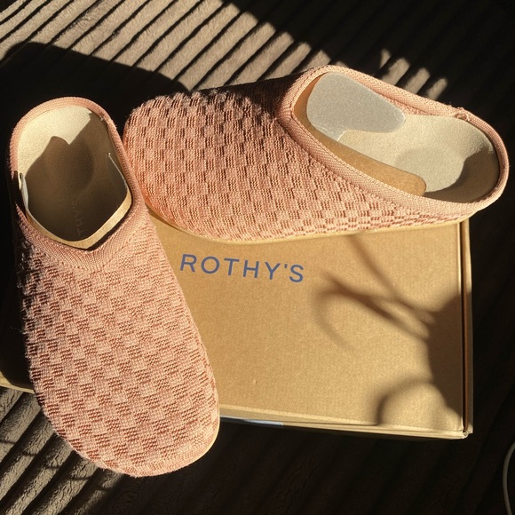 Rothy's The Hemp Casual Clog in Clay - Picture 11 of 12